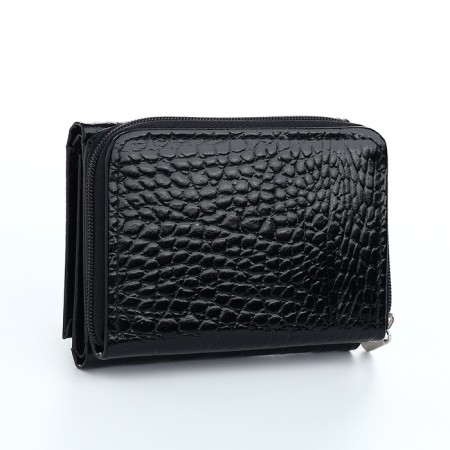 Women's wallet with lightning, Textura, black color-2