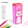 Plastic rectangular sharpener, aristocrats cats