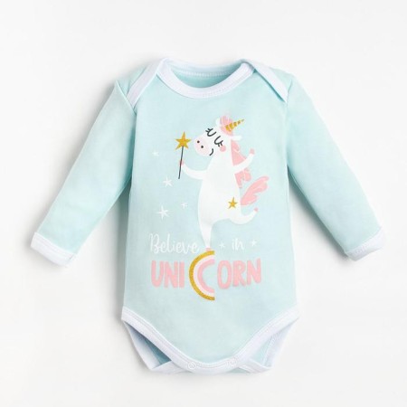 Боди с длинным рукавом Крошка Я "Unicorn", рост 86-92 см