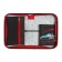 Penal 1 section 140 x 210 x 40 mm, folding pocket and cosmetic bag, fabric, calligrata topontent "Cool car"