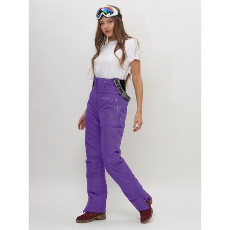 Ski -loving pants, size 42, purple color-6