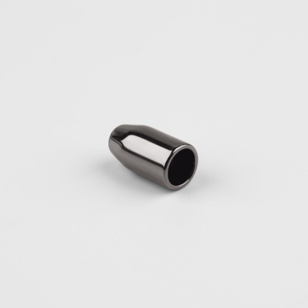 Tip for a cord, d = 3 mm, 14 × 7 mm, 10 pcs, black nickel color-1