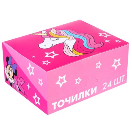 Sharpen with an eraser, plastic, Minnie Mouse and unicorn-7