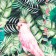 Ethel track Tropical Parrots 40*146 cm, 100% cotton, sarzha 190 g/m2