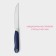 Knife Kitchen shade "Straip", blade 11.5 cm, blue color