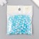 Beads for creativity plastic "Blue gradient" set 20 g, D = 0.8 cm, Mix of holes/without