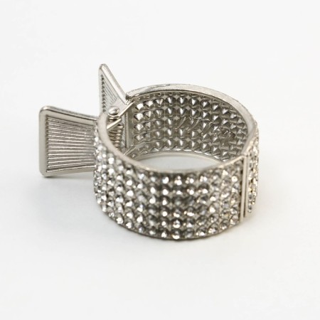 Hair clamp with rhinestones "Tenderness", 3.5 x 4.5 x 1.5 cm-3