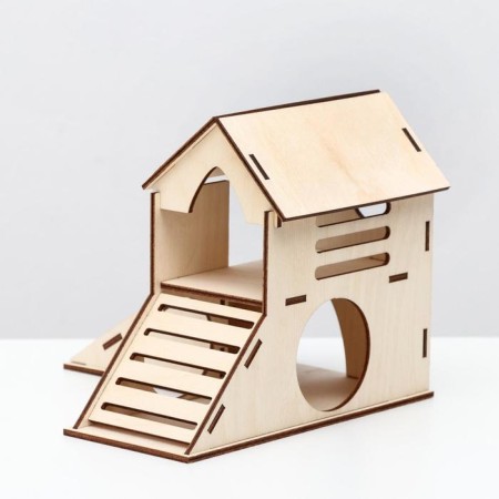 House for rodents, 18 x 18 x 14.7 cm-2