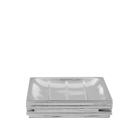 Soap dish Brick Silver, silver color