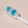 Toothbrush, folding, 18.3 cm, blue/white color