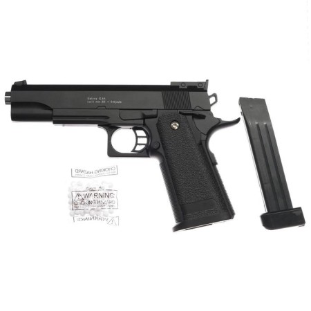 Strikeball gun "Galaxy" Colt 11PD, with a silencer, with a laser sight, feces. 6 mm-1