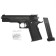 Strikeball gun "Galaxy" Colt 11PD, with a silencer, with a laser sight, feces. 6 mm