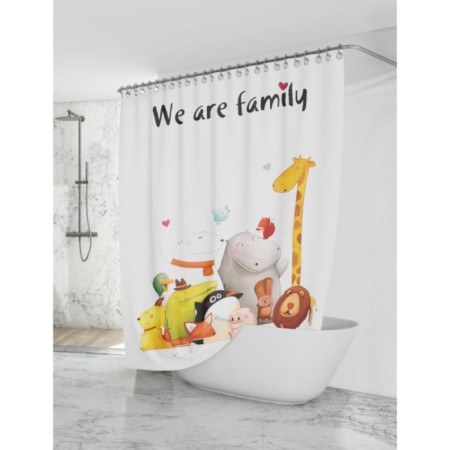Bath curtains "families!" 180x200 cm, BT-829203