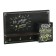 The keybox is wall -mounted with a shelf and pocket "Call Boem".