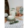 Set of kitchen shade "Eucalypt": mittens 20x27 cm, take 19x19 cm, 100% cotton