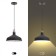 Suspended PL2 BK/RC Metal, E27, Max 60W