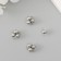 Floor with Magnetic Metal "Ball" silver 0.6x1.1x0.6 cm