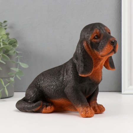 Figure "Dachshund" height 17.5 cm, width 10 cm, length 23 cm-2