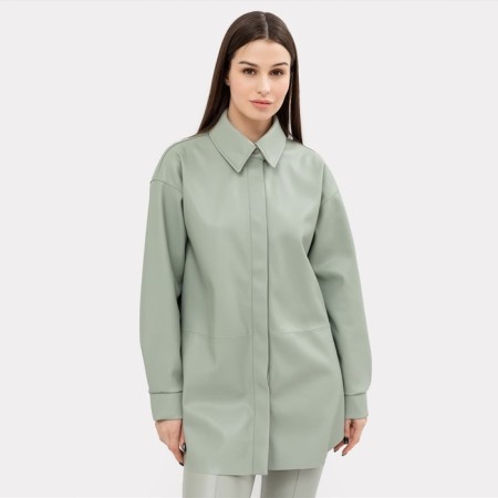 Female shirt, sage color, size 44