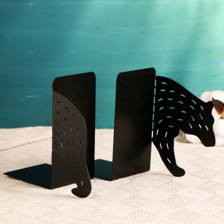 Holder-stand for books "Bear" set 2pcs, black-2