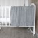 Fleet blanket "Scandy", size 100x118 cm, color gray color