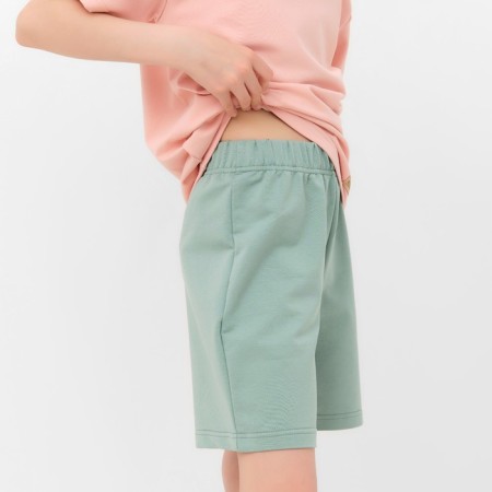 Kids (T -shirt, shorts) minku beige color/ olive, height 152 cm-17