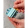 Holder for toothbrushes with an emergency stress for Velcro pasta, 7 × 5.2 × 8 cm, color mix