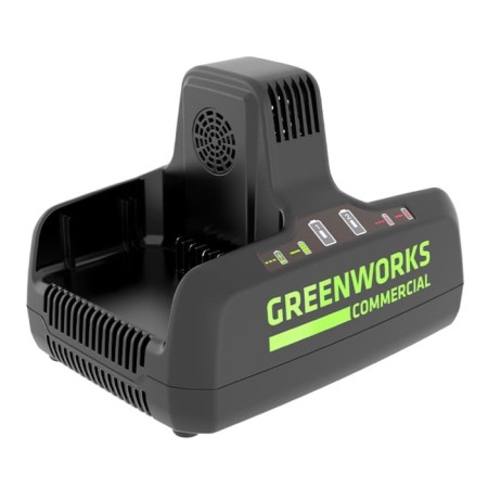 GreenWorks G82C2 charger, 2 batteries, 82 V, 8 A, fast charging