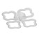 LED LED "Bruno" LED 62W 2700-6400K 4960lm 38x38x6.7cm Ritter
