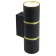 Wall lamp Feron ML1860, IP20, 2XGU10, 35 W, 72x72x180 mm, Black/gold color