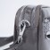 Bag Cross-Bodi with a zipper, gray color