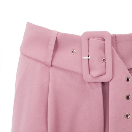 Women's straight pants MIST, size 42, pink color-9