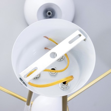 Bastoni chandelier 6he14 40W white-gold 70x70x54 cm Bayerlux-7