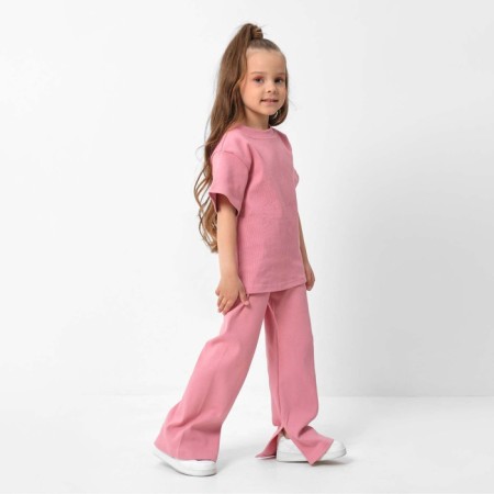 Kid for children (T -shirt, trousers) KAFTAN p. 34 (122-128 cm), powder-1