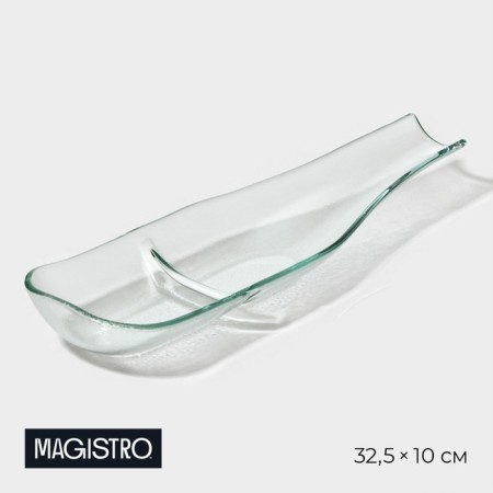 Glass Serving Magistro "Avis", 32.5 × 10 × 3.8 cm