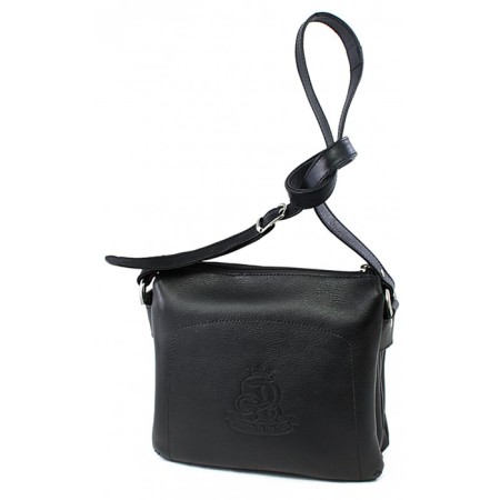 Bag Cross-Bodi with a zipper, black color