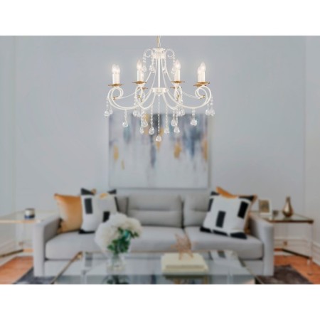 Suspended Ambrella Trade Classic TR4917, E14, white, gold-1