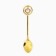 A teaspoon spoon with a suspension New Year's “Miracles nearby” for the New Year, 11.5 x 2.3 cm