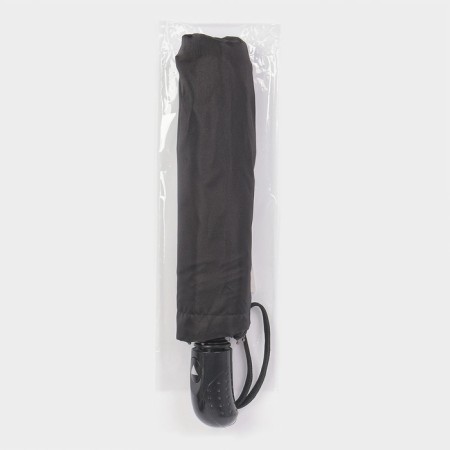 The umbrella semi -automatic "thunderstorm", eponge, 3 addition, 8 knitting needles, r = 47 cm, black color is black-10
