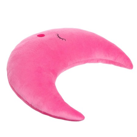 Soft toy-podushka "Moon", pink color, 30 cm-1