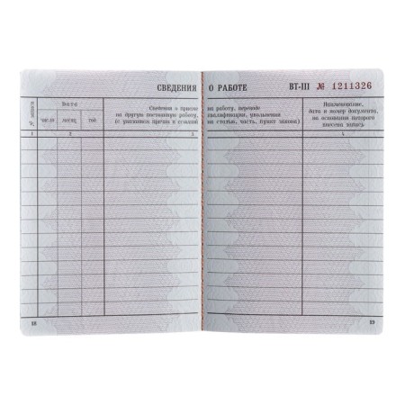 Liner in the workbook without hologram-1