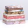 A set of rectangular boxes 4 in 1, "Round dance of butterflies", 30 x 20 x 8 - 24 x 14 x 5 cm