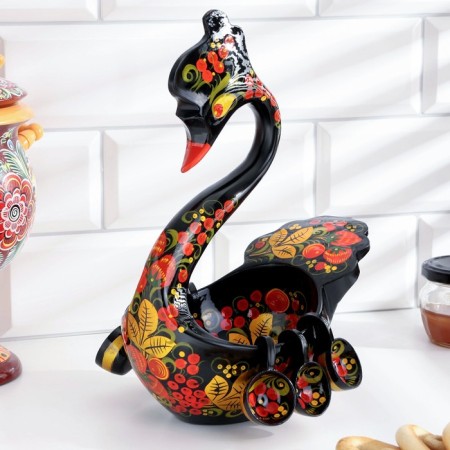 Brother Swan, 22 × 18 × 28 cm, with buckets 6 pcs, Khokhloma-1