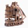 Tables of fireplace "sailboat", discrete move, 28 x 12 x 27.5 cm