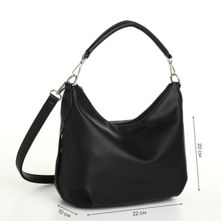 Women's bag with lightning, black color-2