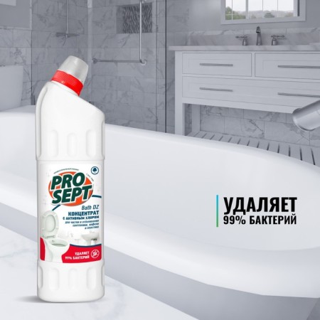 Whitening gel for cleaning plumbing Bath DZ, concentrate, 1l-6