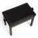 Music Life Piano Bange Sit 55 x 34, height 48-58 cm, black