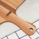 ADELICA Board "Pizza Lapata", the working part is 30 × 29 cm, handle 13 cm, oak