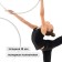 Hoop for rhythmic gymnastics Grace Dance, professional, d = 60 cm, white color