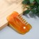 Massage Gaasha "Rowing", 9.5 × 5.5 cm, PVC clock, "Amber" color